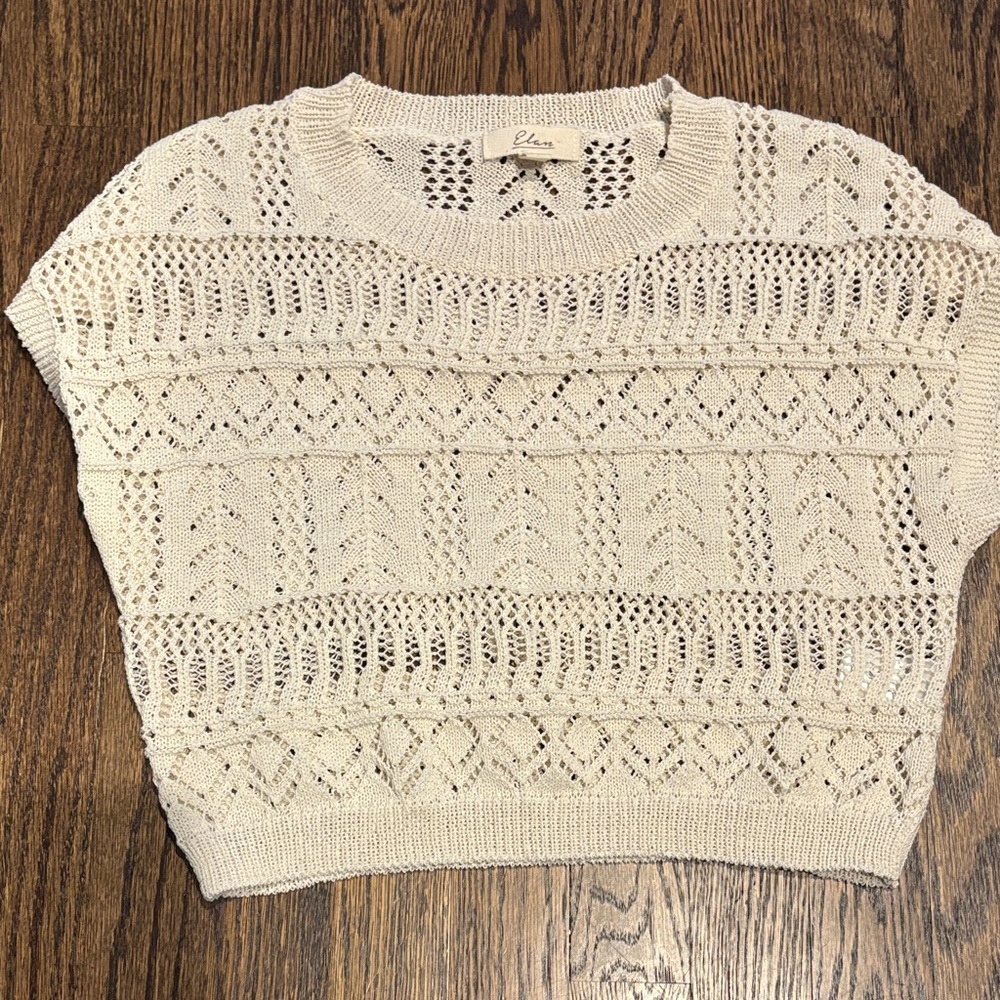 Elan Cream Knit Sweater